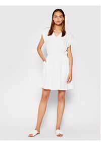 Rinascimento Sukienka letnia CFC0103488003 Biały Regular Fit. Kolor: biały. Materiał: wiskoza. Sezon: lato
