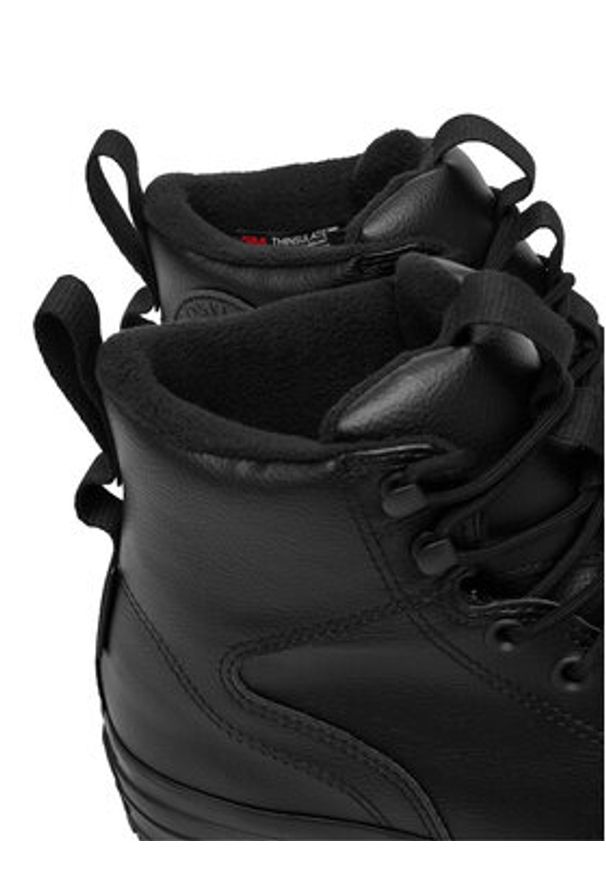 Converse Trampki Chuck Taylor All Star Hiker Boot A13234C Czarny. Kolor: czarny. Materiał: skóra