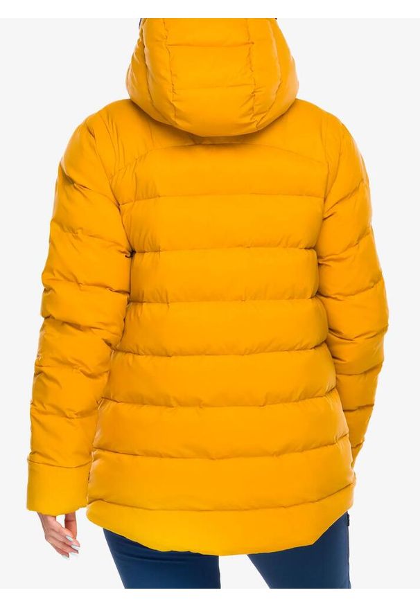 Fjällräven - Kurtka ocieplana damska Fjallraven Expedition Mid Winter Jacket. Kolor: żółty. Sport: turystyka piesza