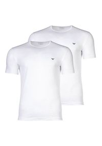 Emporio Armani T-Shirt 30560 Biały Comfort Fit. Kolor: biały. Materiał: bawełna #1