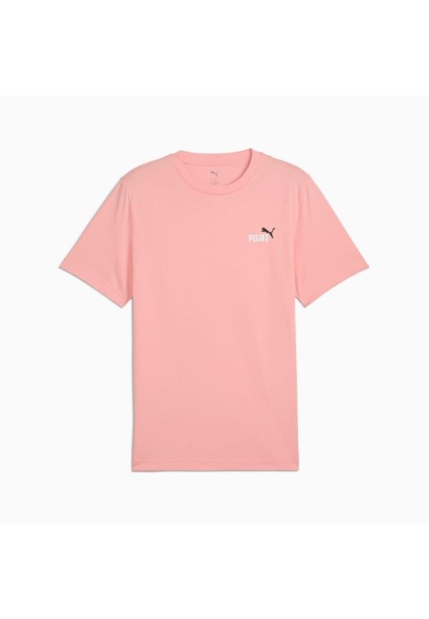 Koszulka sportowa Puma Ess 2 Small No. 1 Logo. Kolor: różowy. Wzór: haft