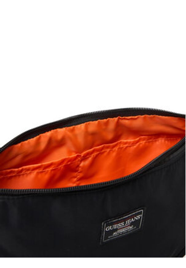 Guess Jeans Torebka W6RZ16 WK512 Czarny. Kolor: czarny