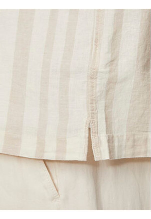 GAP - Gap Koszula 855348 Beżowy Regular Fit. Kolor: beżowy. Materiał: bawełna