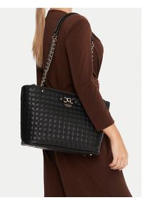 Guess Torebka Nadira HWQG84 24220 Czarny. Kolor: czarny. Materiał: skórzane #5