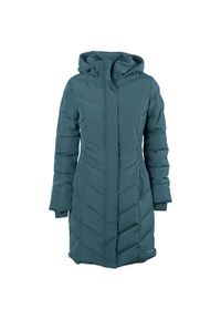 HARRYS HORSE - Damska kurtka z kapturem Harry's Horse Trendy Senna. Typ kołnierza: kaptur. Kolor: niebieski. Materiał: puch. Styl: elegancki #1