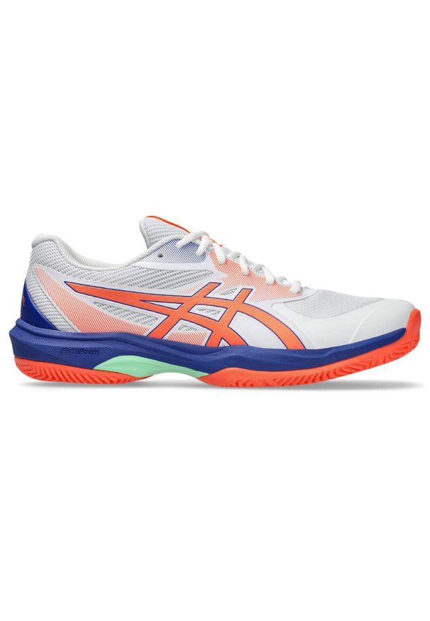 Buty do padla Asics Game FF. Kolor: niebieski, pomarańczowy, wielokolorowy. Sport: tenis