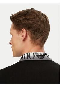 Emporio Armani Polo EM000571 AF20432 UC001 Czarny Regular Fit. Typ kołnierza: polo. Kolor: czarny. Materiał: bawełna #3