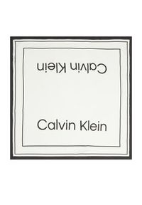 Calvin Klein Chusta Silk Logo Bandana 70X70 K60K611459 Écru. Materiał: materiał #3