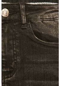 ANSWEAR - Answear - Spódnica. Okazja: na co dzień. Kolor: czarny. Materiał: bawełna, jeans, denim, elastan, poliester. Wzór: gładki. Styl: casual #2