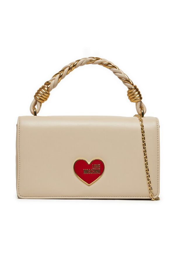 Love Moschino - LOVE MOSCHINO Torebka JC4224PP1ILN211A Beżowy. Kolor: beżowy