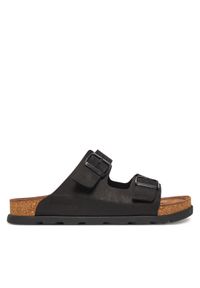 Rieker Klapki 21190-00 Czarny. Kolor: czarny. Materiał: skóra, nubuk #1