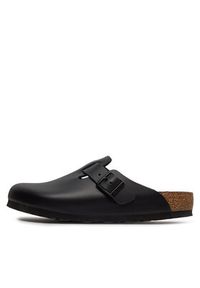Birkenstock Klapki Boston 0060191 Czarny. Kolor: czarny. Materiał: skóra #4