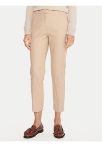 Weekend Max Mara Spodnie materiałowe Vite 2415131031 Beżowy Regular Fit. Kolor: beżowy. Materiał: bawełna