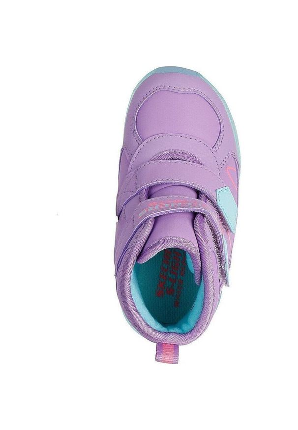 skechers - Buty dla dzieci Skechers Illumi brights Polar Steppe. Okazja: na uczelnię. Kolor: fioletowy. Materiał: polar. Model: Skechers Sport. Sport: joga i pilates