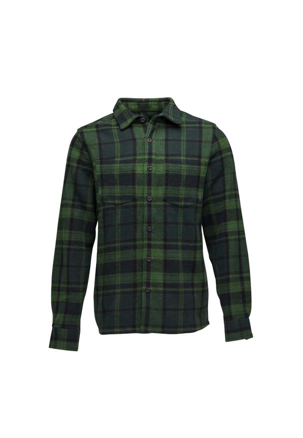 Koszula flanelowa Black Diamond Project Heavy. Kolor: zielony. Materiał: bawełna