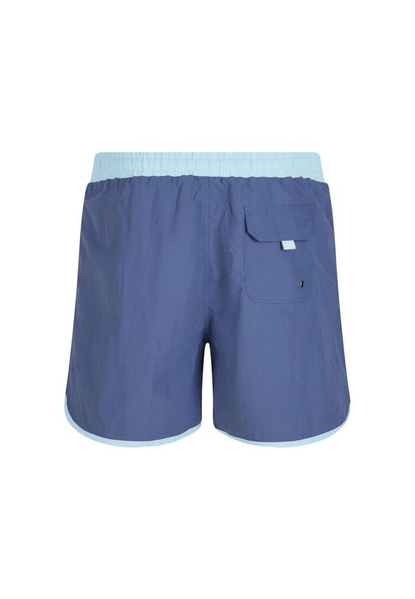 Urban Classics - Męskie Spodenki Kąpielowe W Stylu Retro. Kolor: szary, niebieski, wielokolorowy. Styl: retro