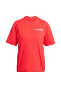Adidas - Koszulka Terrex Multi Climacool. Kolor: czerwony. Technologia: ClimaCool (Adidas)