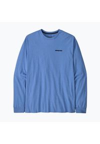 Longsleeve męski Patagonia P-6 Logo Responsibili. Kolor: niebieski. Długość rękawa: długi rękaw