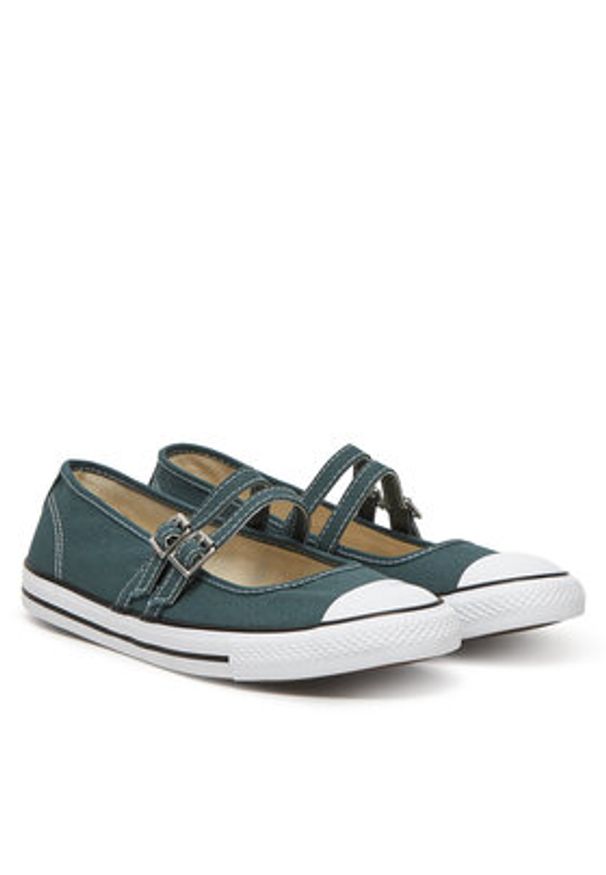 Converse Baleriny Chuck Taylor All Star Dainty Mary Jane A13797C Zielony. Kolor: zielony. Materiał: materiał