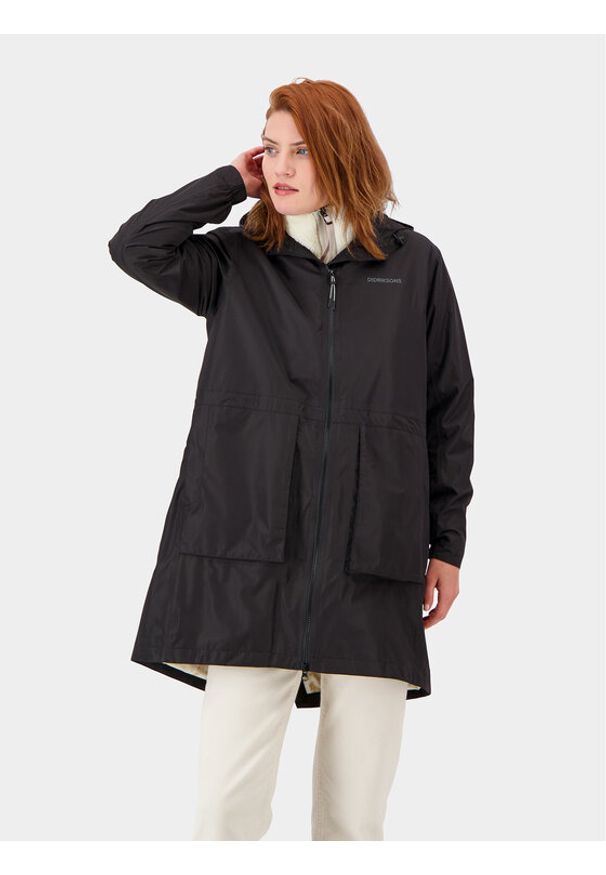 Didriksons Parka Bella 504648 Czarny Regular Fit. Kolor: czarny. Materiał: syntetyk