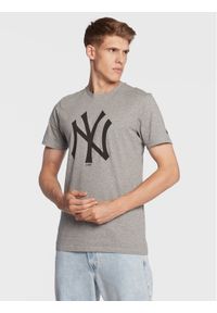 New Era T-Shirt New York Yankees MLB Team Logo 11863696 Szary Regular Fit. Kolor: szary. Materiał: bawełna #1