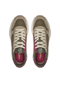 HOFF Sneakersy Sardis 22417607 Khaki. Kolor: brązowy. Materiał: materiał #3