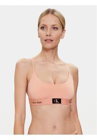 Calvin Klein Underwear Biustonosz top 000QF7245E Różowy. Kolor: różowy. Materiał: syntetyk