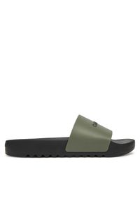 Klapki Calvin Klein. Kolor: zielony
