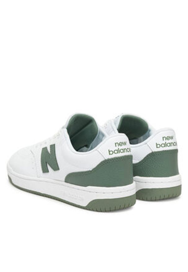 New Balance Sneakersy BB80GRL Biały. Kolor: biały. Materiał: skóra