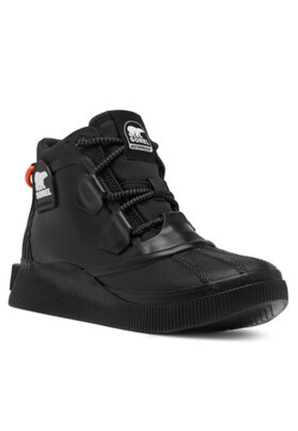 sorel - Sorel Sneakersy OUT N ABOUT™ IV Splashy Women's Waterproof Boot 2113211 Czarny. Kolor: czarny. Materiał: skóra