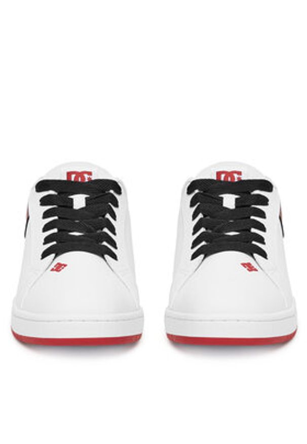 DC Shoes Sneakersy COURT GRAFFIK DC01661110 Biały. Kolor: biały. Materiał: skóra