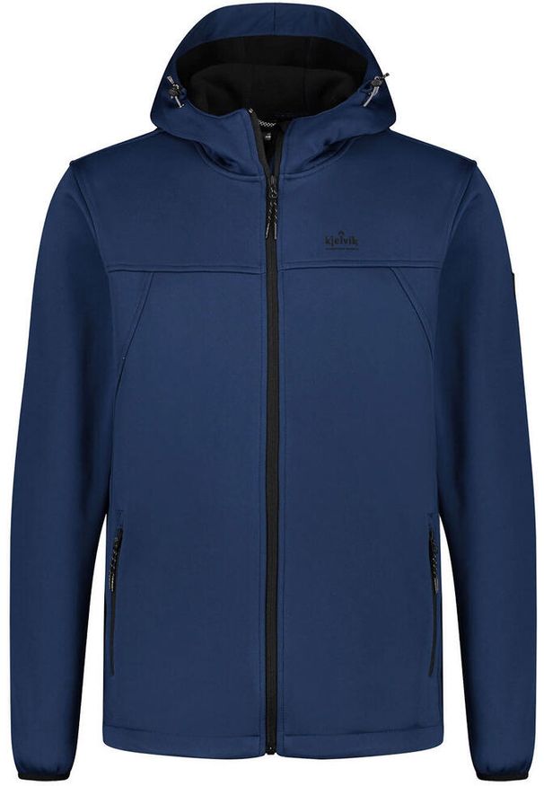 Jack Wolfskin - Kurtka Softshell Kjelvik Dario dla Mężczyzn XL - Niebieska Wodoodporna. Kolor: niebieski. Materiał: softshell. Sport: turystyka piesza