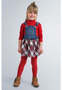Mayoral - Spódnica dziecięca 92-134 cm. Okazja: na co dzień. Kolor: czerwony. Materiał: bawełna, materiał, denim, wiskoza, jeans, elastan, poliester. Styl: casual #1