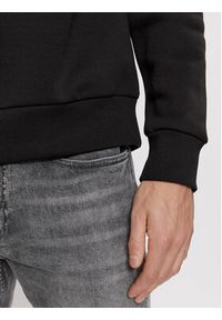 Calvin Klein Bluza Square Logo K10K111827 Czarny Regular Fit. Kolor: czarny. Materiał: bawełna, syntetyk