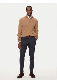Polo Ralph Lauren Sweter 710948865002 Beżowy Regular Fit. Typ kołnierza: polo. Kolor: beżowy. Materiał: wełna #3