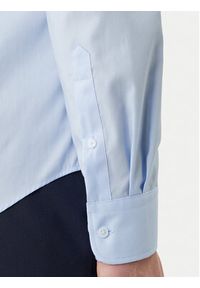 TOMMY HILFIGER - Tommy Hilfiger Koszula MW0MW43122 Błękitny Slim Fit. Kolor: niebieski. Materiał: bawełna #5