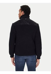 Guess Kurtka z imitacji skóry M5BR79 Z5570 Czarny Regular Fit. Kolor: czarny. Materiał: syntetyk #5