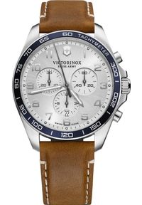VICTORINOX - Zegarek Victorinox Zegarek męski Victorinox 241900 brązowy. Kolor: brązowy #1