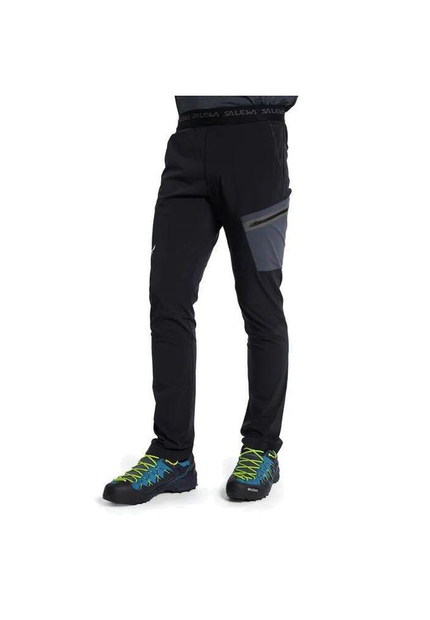Spodnie softshell męskie Jack Wolfskin Peak. Kolor: czarny. Materiał: softshell