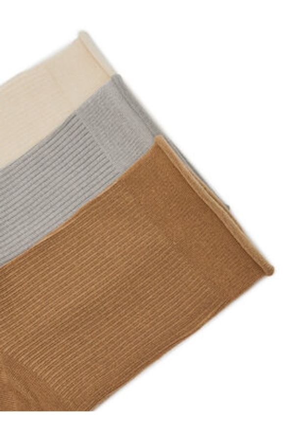 Nine West Skarpety długie BR_NW_01_Z_SS25 (3 PACK) Kolorowy. Materiał: materiał, wiskoza. Wzór: kolorowy