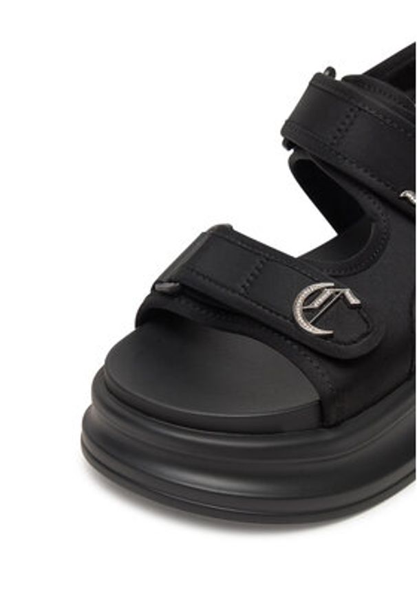 Juicy Couture Sandały WSS21516-01 Czarny. Kolor: czarny. Materiał: materiał