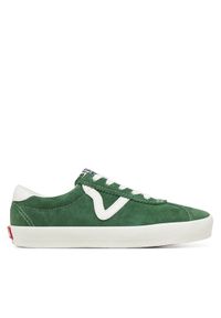 Vans Sneakersy Sport Low VN000D6NBR11 Zielony. Kolor: zielony. Materiał: skóra, zamsz