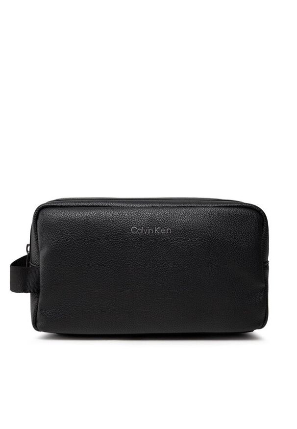 Calvin Klein Kosmetyczka Warmth Washbag K50K507347 Czarny. Kolor: czarny. Materiał: skóra