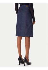 Marciano Guess Spódnica jeansowa 5YPD40 7457A Granatowy Slim Fit. Kolor: niebieski. Materiał: bawełna, syntetyk #4