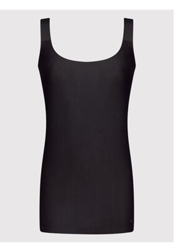 Triumph Podkoszulek Smart Micro 10211587 Czarny Slim Fit. Kolor: czarny. Materiał: syntetyk