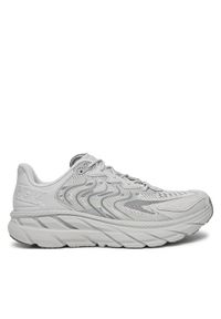 HOKA - Hoka Sneakersy Clifton LS 1141550 Szary. Kolor: szary. Materiał: skóra, zamsz