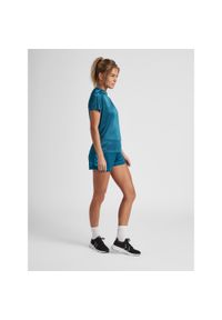 Spodenki sportowe damskie Hummel Core XK Poly Shorts Woman. Kolor: niebieski