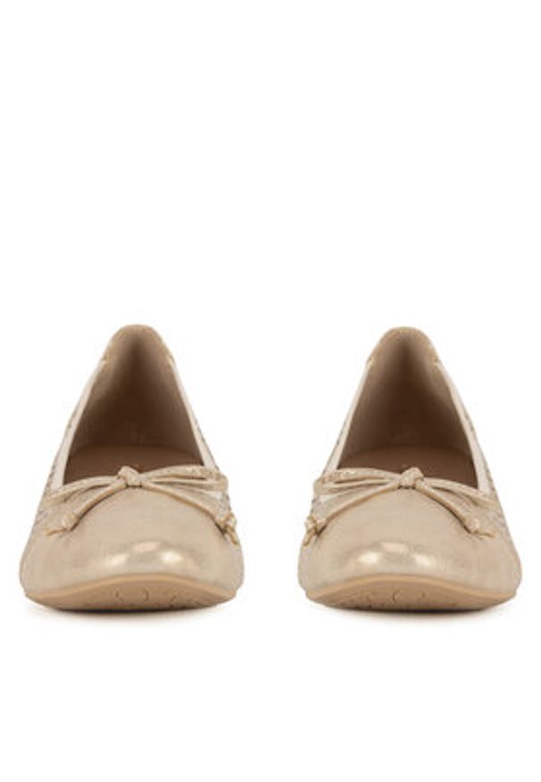 Clara Barson Baleriny WS2055-15 Złoty. Kolor: złoty. Materiał: materiał, syntetyk