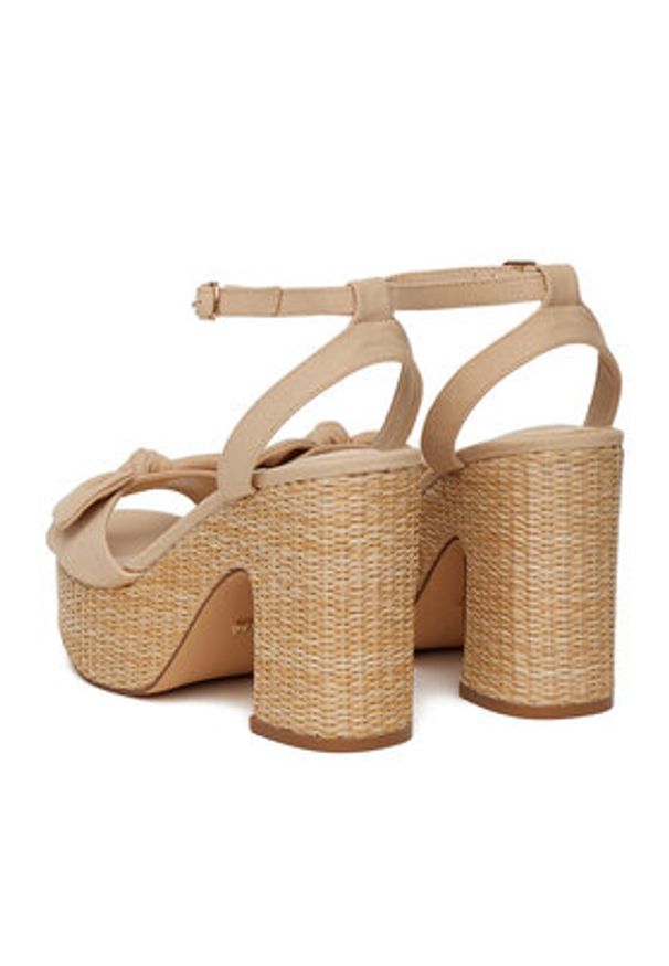 DeeZee Espadryle RT2206125 Beżowy. Kolor: beżowy. Materiał: materiał