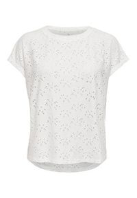 only - ONLY Bluzka Smilla 15231005 Biały Regular Fit. Kolor: biały. Materiał: syntetyk #4